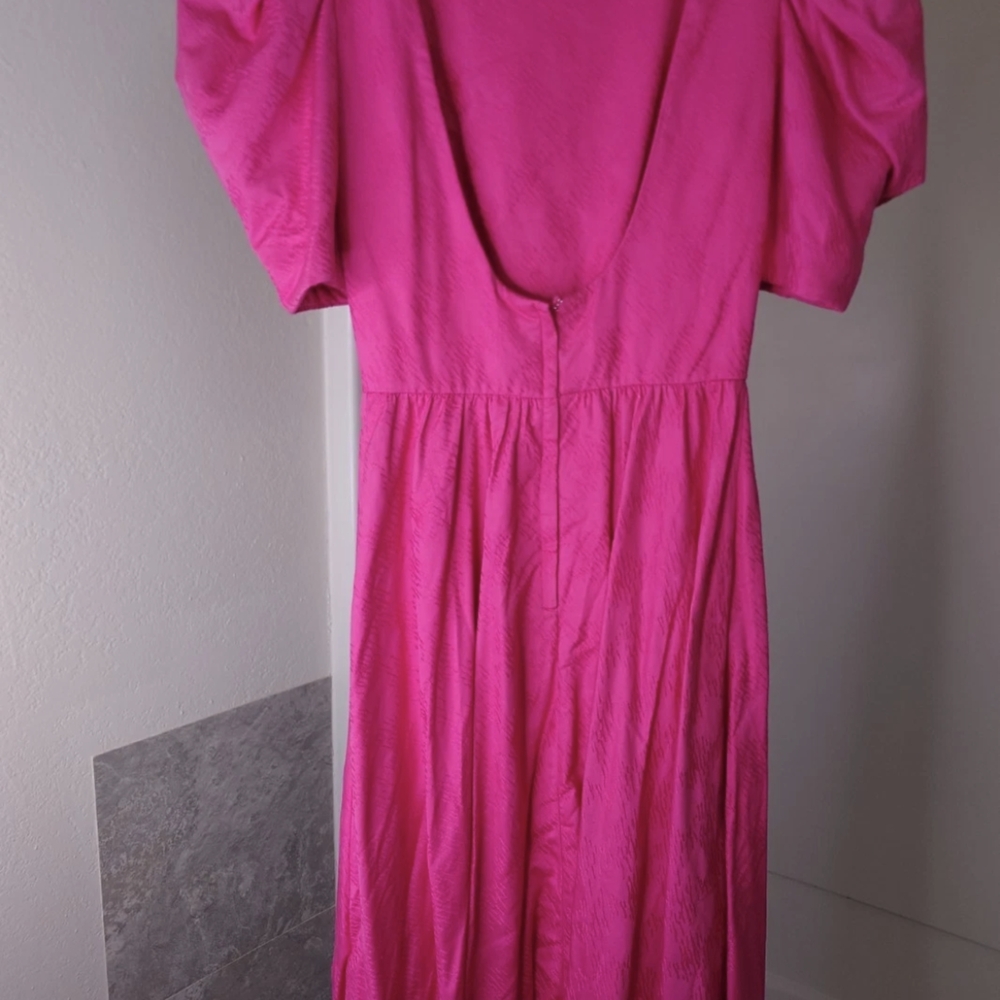 Victor Costa Fuchsia Dress